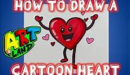 How to Draw a CARTOON HEART