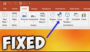 How to Fix Insert Icons Missing in PowerPoint - Microsoft Office Icons Option Missing Not Showing