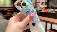 siduater Hand Strap Holder Case for 6.1" iPhone 15 with Kickstand - Wrist Strap Band Soft Pattern Shockproof Cover, Adjustable Handle Grip Loop for iPhone 15 6.1 Inch, Floral Daisy