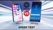 iPhone X vs Galaxy Note 8 SPEED Test