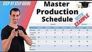 What is Master Production Schedule MPS ? [MPS Calculation explained with example]