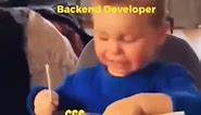 backend developer reaction on css #developer #funny #css #backenddevelopment