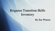 PPT - Brigance Transition Skills Inventory PowerPoint Presentation, free download - ID:6116631