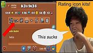 Rating My Friends Icon Sets