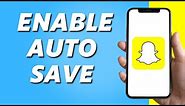 How to Auto Save Chats on Snapchat (Easy 2024)