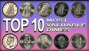 TOP 10 Most Valuable Dimes - Canadian Dimes in Your Pocket Change Worth MONEY!!