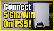 How to Setup a 5ghz Wifi Internet on PS5 Console (Quick Tutorial)