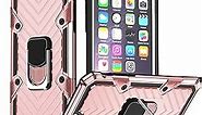 iPhone 6 Plus Case | iPhone 6s Plus Case | Kickstand | [ Military Grade ] 15ft. SGS Anti Drop Tested Protective Case | Compatible for Apple iPhone 6/6s Plus-Rose Gold (iPhone 6/6s Plus)