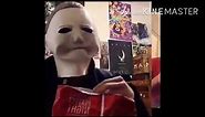 Michael Myers eating chips