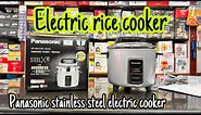 Panasonic SR-WA10H (SUS) Stainless Steel Automatic Electric Rice Cooker 1L | electric cooker