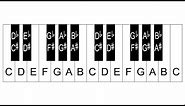 Piano Keys And Notes - Learn How To Label The Piano Keyboard