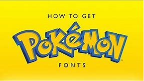 Pokémon Font Generator - Create any Pokémon text for FREE!