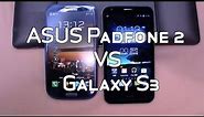 ASUS PadFone 2 vs Samsung Galaxy S3