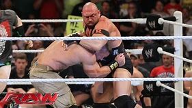Raw - 6:23 John Cena and Ryback brawl before their WWE Payback match: Raw, June 10, 2013