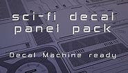 80  Sci-Fi Panel Decals / Decal Machine Ready