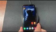 Samsung Galaxy S9 Wireless Charging Animation