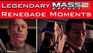 Mass Effect 2 - Top 10 Legendary RENEGADE MOMENTS