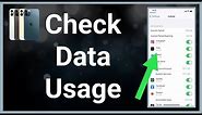 How To Check iPhone Data Usage!