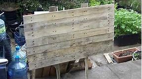How to Make Garden Screens From Pallet Wood