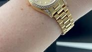 Rolex President Datejust Yellow Gold Diamond Dial Bezel Lugs Ladies Watch 179158 Review | SwissWatch