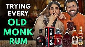 Trying Every OLD MONK RUM | Ft. Old Monk Coffee | The Urban Guide