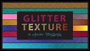 Glitter Effect Illustrator - Glitter Texture - Glitter Text - Illustrator Tutorial