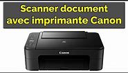 Comment scanner un document avec une imprimante Canon Pixma