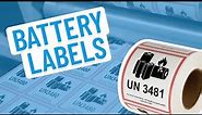 Different Types of Battery Labels | Smith Corona Labels