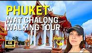 PHUKET | WAT CHALONG TEMPLE | THAILAND | MUST SEE VIRTUAL WALKING TOUR | ORIGINAL SOUNDS | 4K