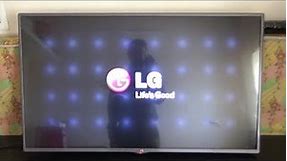 LG 42 inch LED TV showing white dots/spots/patches.
