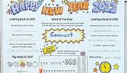 Big Life Journal's New Year Eve Placemat Free Printable!