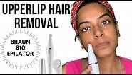 Upperlip Hair Removal | Braun 810 Epilator Review