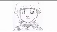 How to draw Hinata Hyunga from naruto ||Easy anime drawing