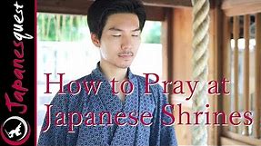 How to Pray Properly at Japanese Shrines! | in 60 seconds.