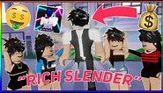 Becoming a "Rich Slender" in ROBLOX (Roblox Trolling)