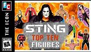 The Icon: The Top 10 Best Sting Wrestling Figures