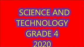 SCIENCE AND TECHNOLOGY GRADE 4