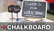 Laser Cut Chalkboard | Custom Chalk Board | DIY Chalkboard