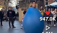 Sydney balloon man entertains millions around the world