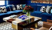68 Navy Blue Living Room Ideas