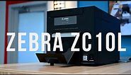 Rental Product Support/Setup: Zebra ZC10L large format plastic card badge printer