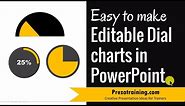 Easy to make Editable Dial Charts in PowerPoint