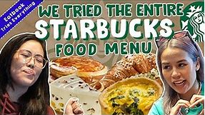 We Ranked The Entire Starbucks Food Menu! | Eatbook Tries Everything | EP 18