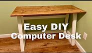 Easy DIY Computer Desk