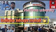 solitaire Infosys mohali 👆industrial visit to IT Company 🔥classmates OP💥💥