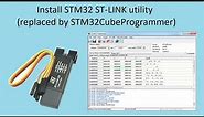 79. Install STM32 ST-LINK utility (replaced by STM32CubeProgrammer)