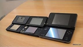 Nintendo 3DS vs DS Lite vs DSi vs DSi XL