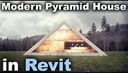 Modern Pyramid House in Revit Tutorial