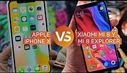 iPhone X vs Xiaomi Mi 8: Celular similar al de Apple pero a mitad del precio