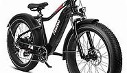 Favoto Electric Bike for Adults, 750W Ebike with BAFANG Motor, 48V 14Ah LG Battery, Shimano 7-Speed, LCD Dispaly, Throttle & Pedal Assist, Tektro 180MM Disc Brake, 26" Fat Tire, 20 + MPH, UL Certified